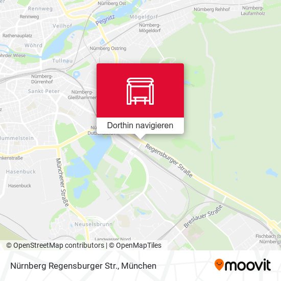 Nürnberg Regensburger Str. Karte