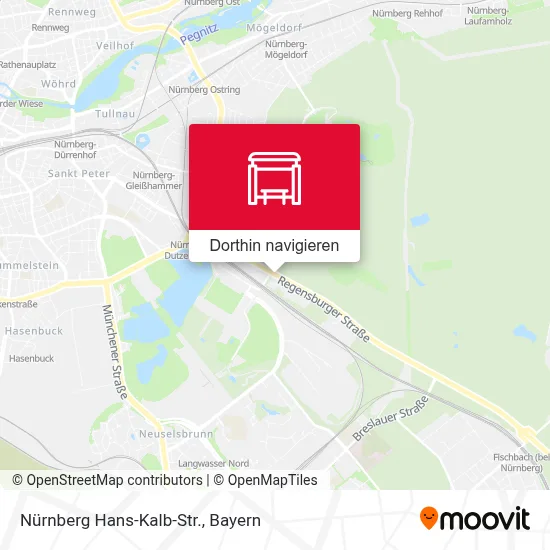 Nürnberg Hans-Kalb-Str. Karte