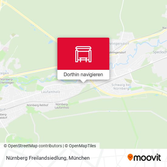 Nürnberg Freilandsiedlung Karte