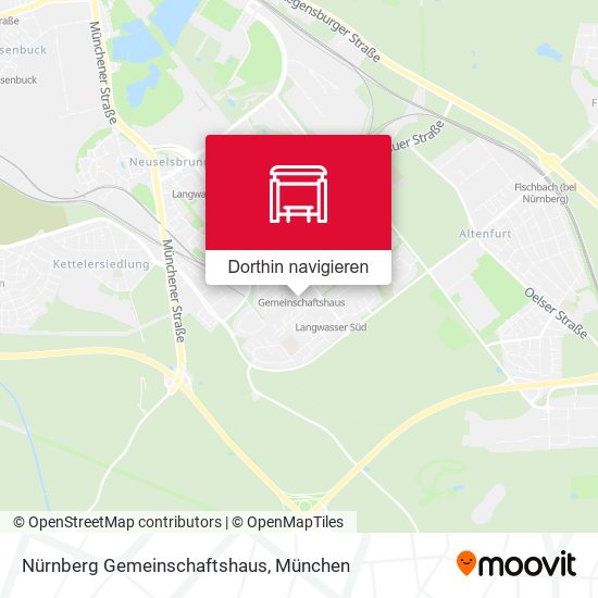 Nürnberg Gemeinschaftshaus Karte