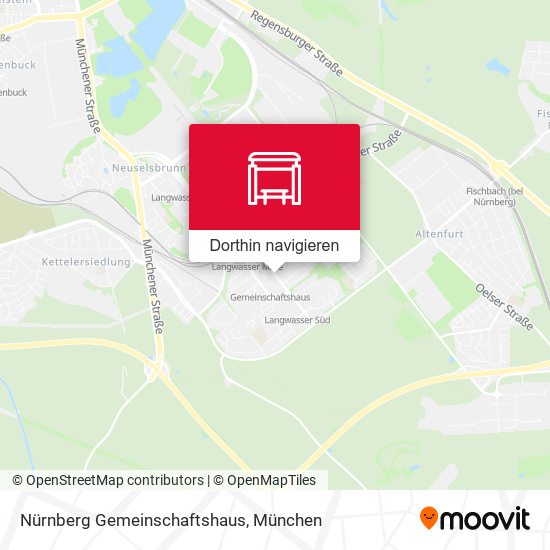 Nürnberg Gemeinschaftshaus Karte