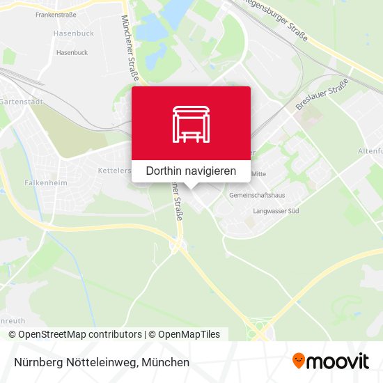 Nürnberg Nötteleinweg Karte