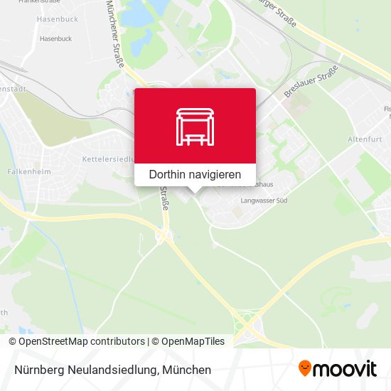 Nürnberg Neulandsiedlung Karte