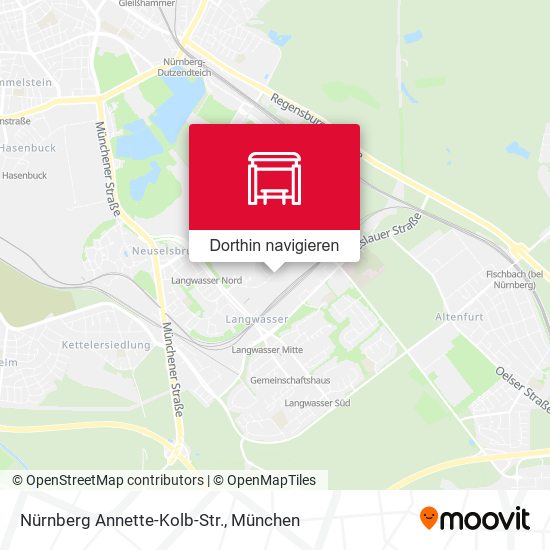 Nürnberg Annette-Kolb-Str. Karte