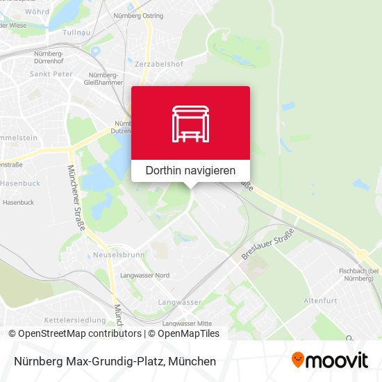 Nürnberg Max-Grundig-Platz Karte