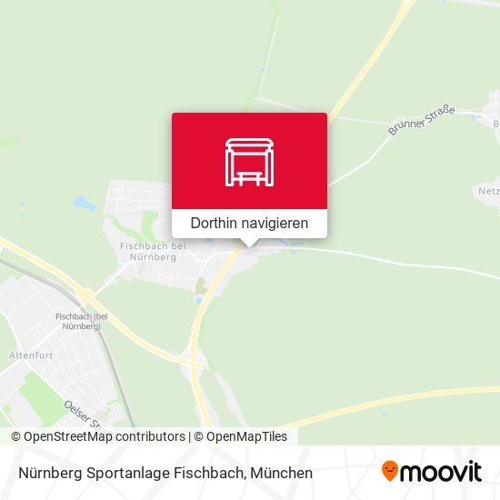 Nürnberg Sportanlage Fischbach Karte