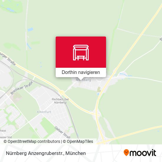 Nürnberg Anzengruberstr. Karte