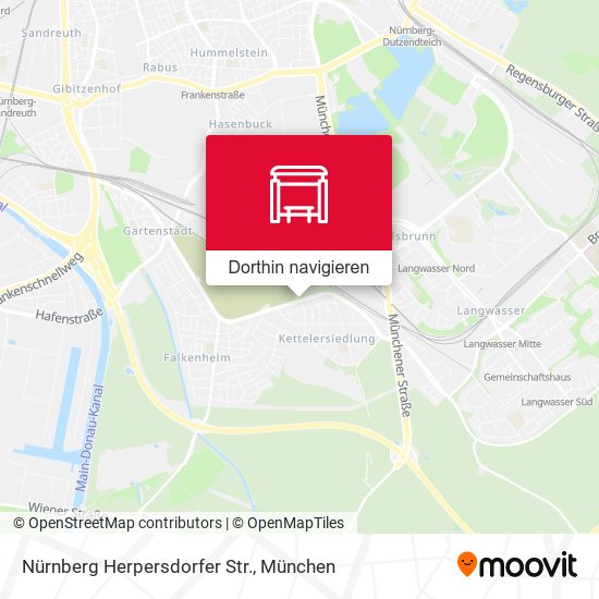 Nürnberg Herpersdorfer Str. Karte
