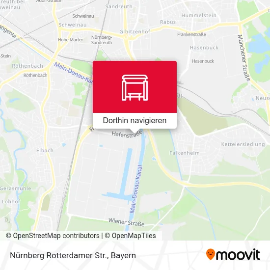 Nürnberg Rotterdamer Str. Karte