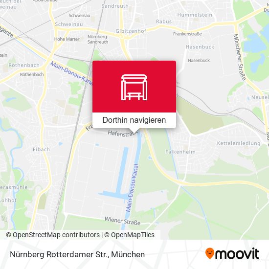 Nürnberg Rotterdamer Str. Karte