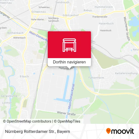 Nürnberg Rotterdamer Str. Karte