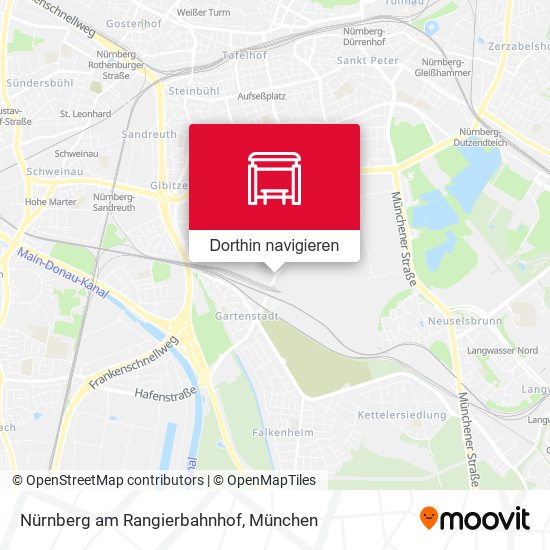 Nürnberg am Rangierbahnhof Karte