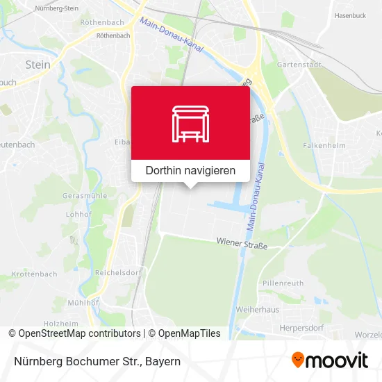 Nürnberg Bochumer Str. Karte