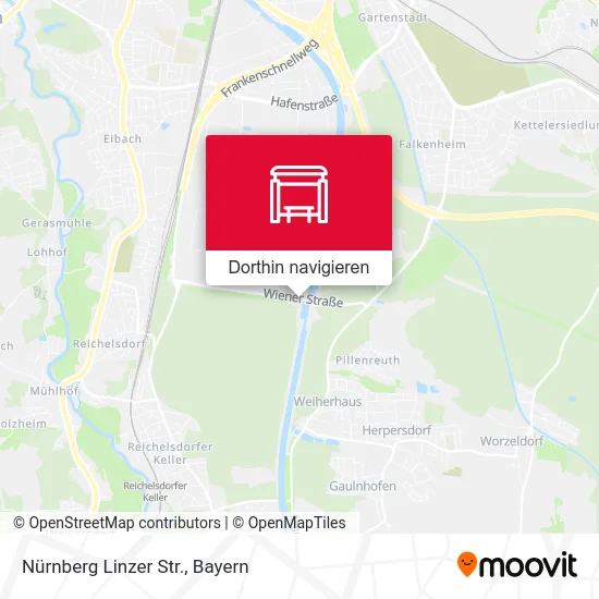 Nürnberg Linzer Str. Karte