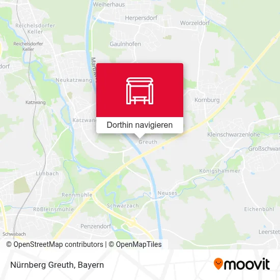 Nürnberg Greuth Karte