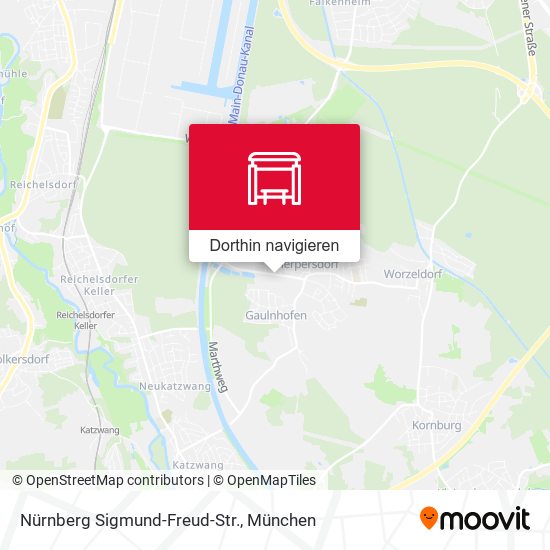 Nürnberg Sigmund-Freud-Str. Karte