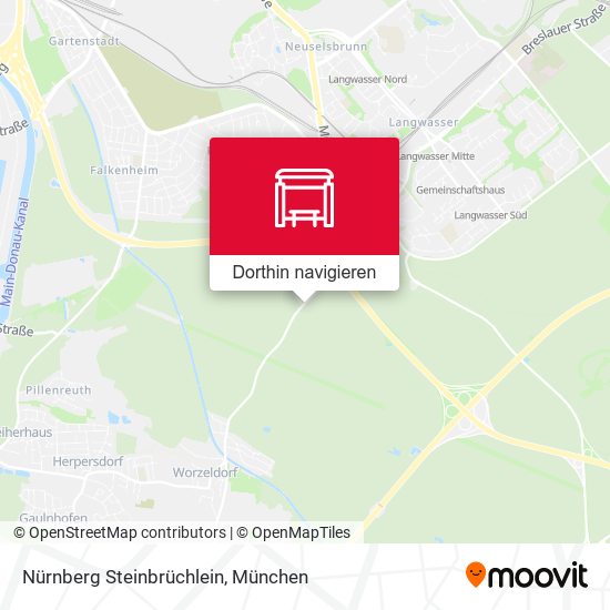 Nürnberg Steinbrüchlein Karte