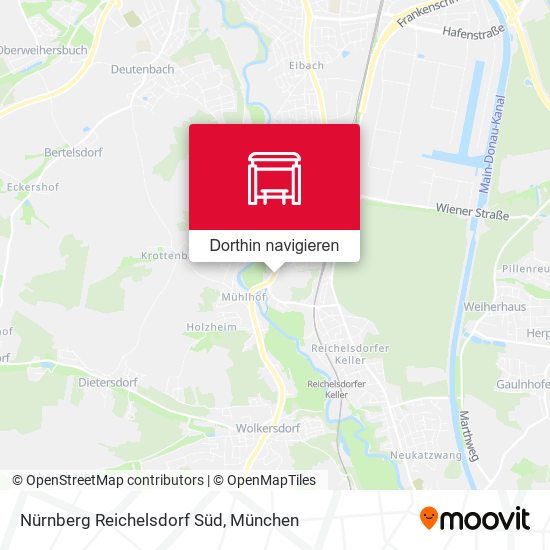 Nürnberg Reichelsdorf Süd Karte