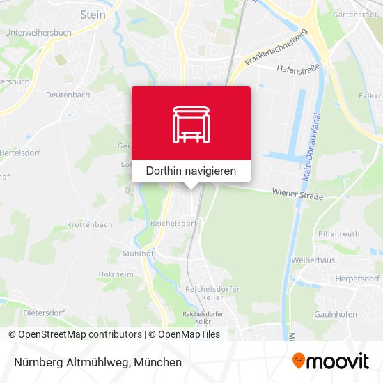 Nürnberg Altmühlweg Karte