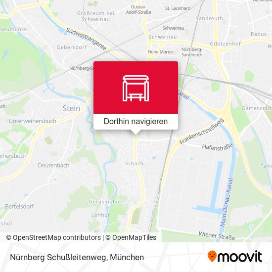 Nürnberg Schußleitenweg Karte