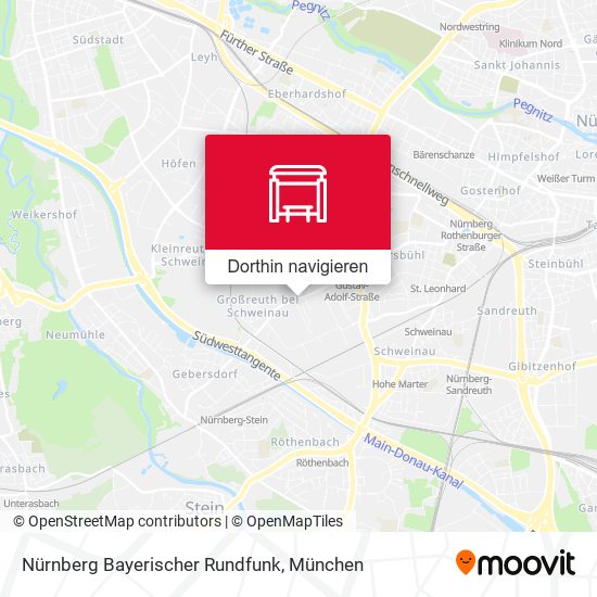 Nürnberg Bayerischer Rundfunk Karte