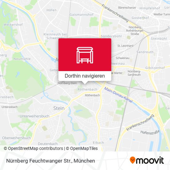 Nürnberg Feuchtwanger Str. Karte