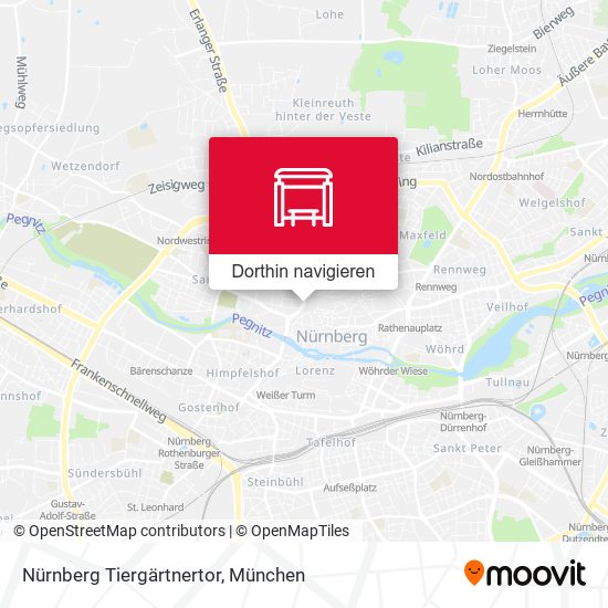 Nürnberg Tiergärtnertor Karte
