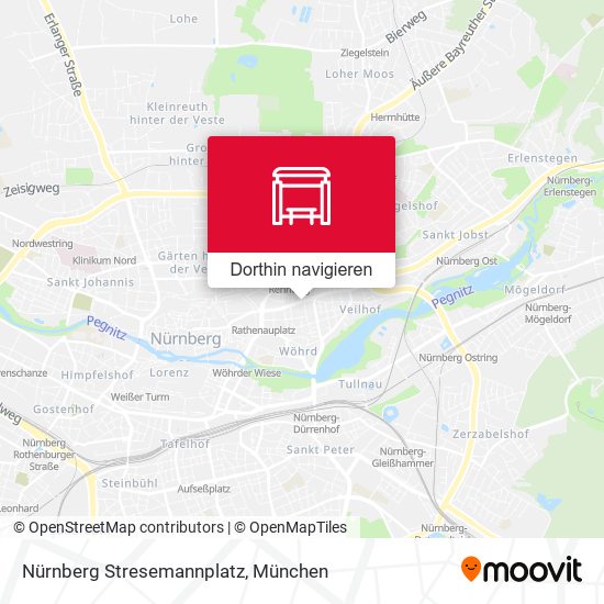 Nürnberg Stresemannplatz Karte
