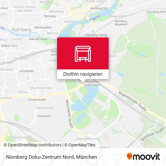Nürnberg Doku-Zentrum Nord Karte