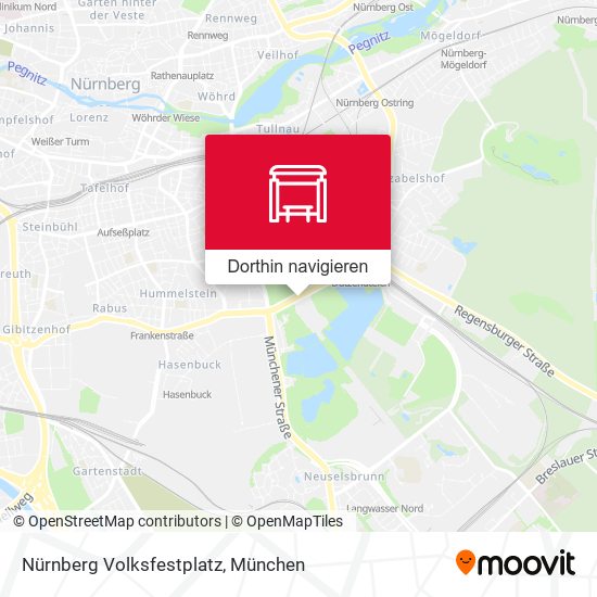 Nürnberg Volksfestplatz Karte