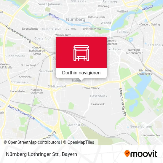 Nürnberg Lothringer Str. Karte