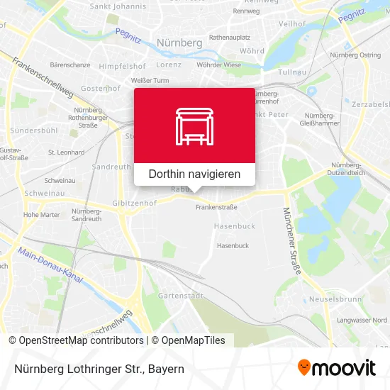 Nürnberg Lothringer Str. Karte