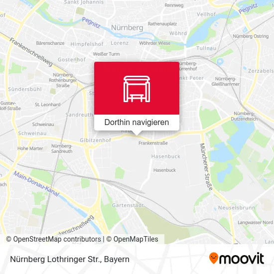 Nürnberg Lothringer Str. Karte