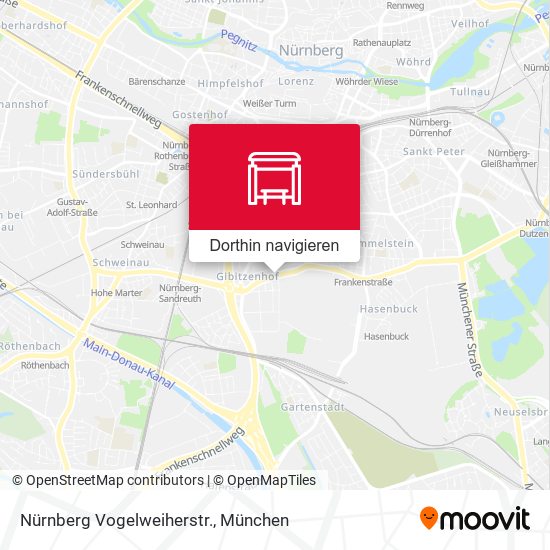 Nürnberg Vogelweiherstr. Karte