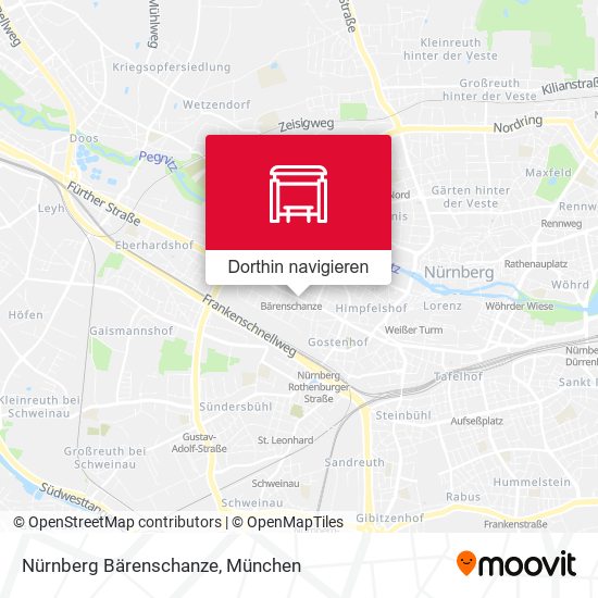 Nürnberg Bärenschanze Karte