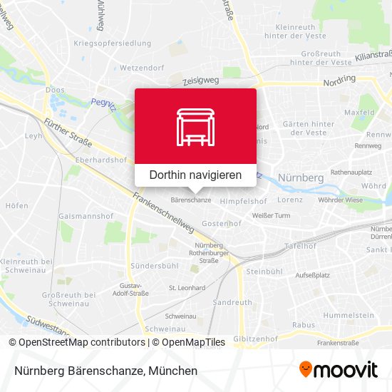 Nürnberg Bärenschanze Karte