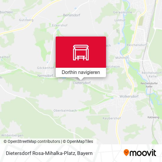 Dietersdorf Rosa-Mihalka-Platz Karte