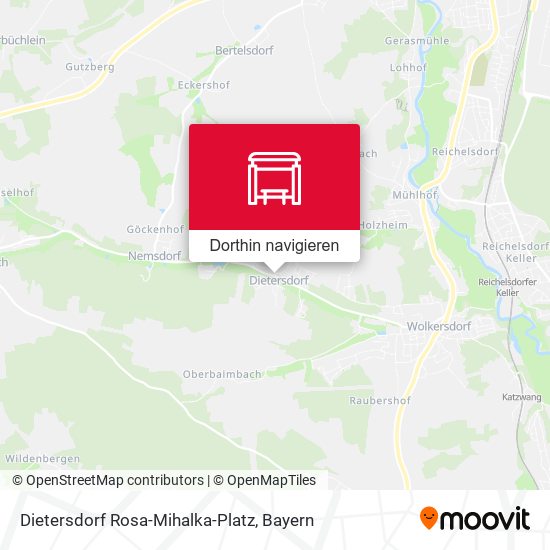 Dietersdorf Rosa-Mihalka-Platz Karte