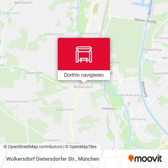 Wolkersdorf Dietersdorfer Str. Karte