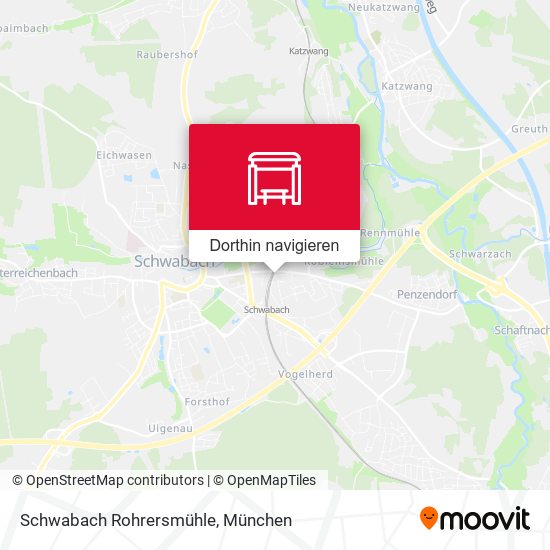 Schwabach Rohrersmühle Karte