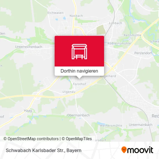 Schwabach Karlsbader Str. Karte