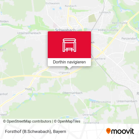 Forsthof (B.Schwabach) Karte