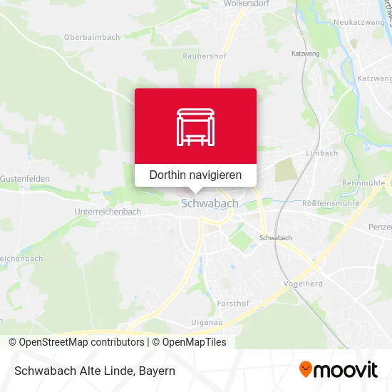 Schwabach Alte Linde Karte