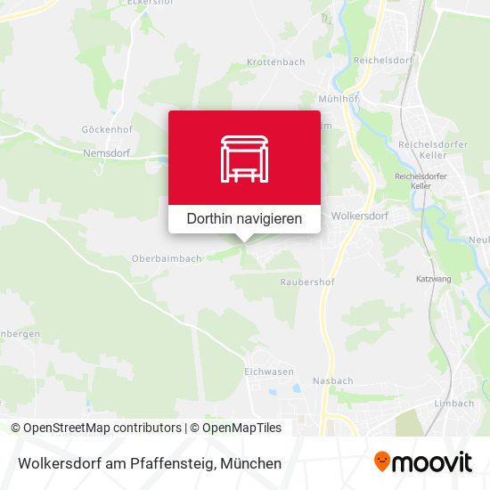 Wolkersdorf am Pfaffensteig Karte