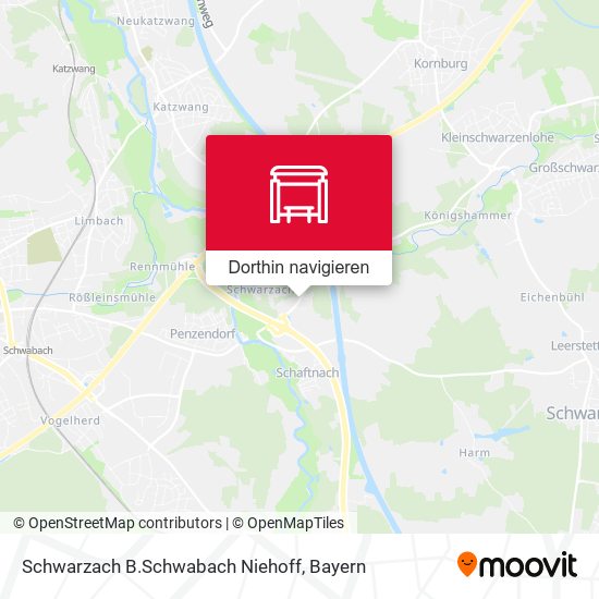 Schwarzach B.Schwabach Niehoff Karte