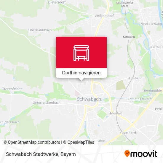Schwabach Stadtwerke Karte