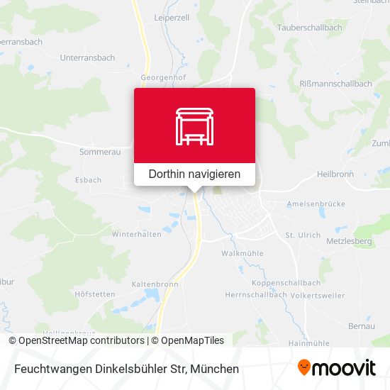 Feuchtwangen Dinkelsbühler Str Karte