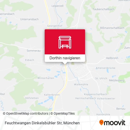 Feuchtwangen Dinkelsbühler Str Karte