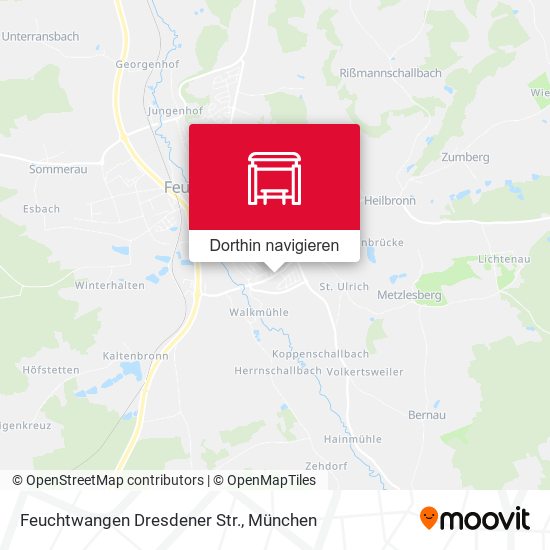 Feuchtwangen Dresdener Str. Karte