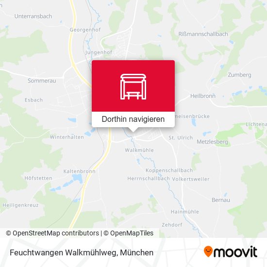 Feuchtwangen Walkmühlweg Karte